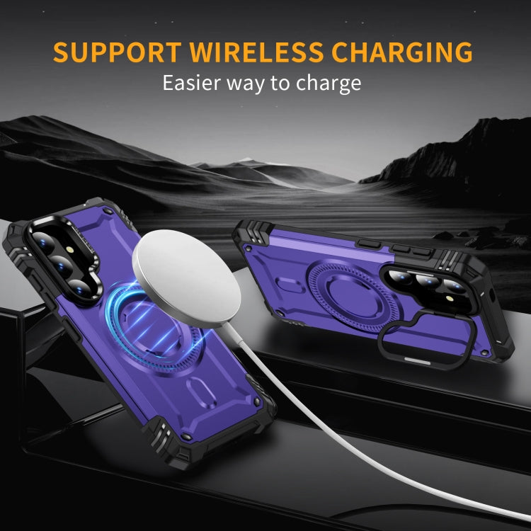 For Samsung Galaxy S25 5G Lens Holder MagSafe Phone Case