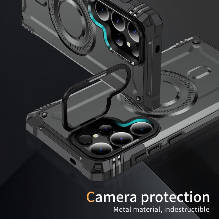 For Samsung Galaxy S25 Ultra 5G Lens Holder MagSafe Phone Case