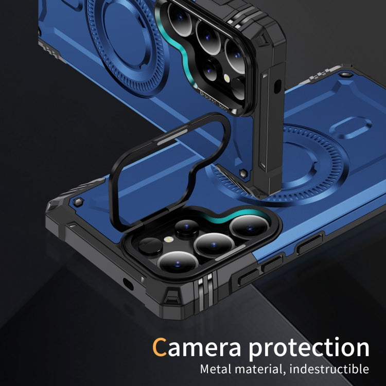 For Samsung Galaxy S25 Ultra 5G Lens Holder MagSafe Phone Case