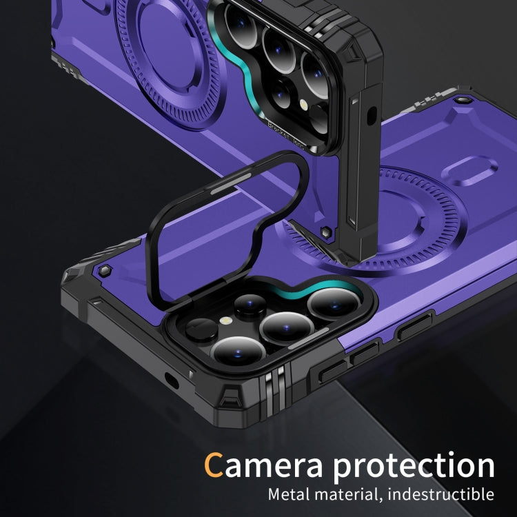 For Samsung Galaxy S25 Ultra 5G Lens Holder MagSafe Phone Case