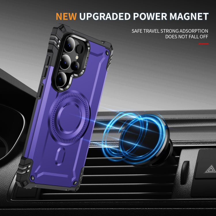 For Samsung Galaxy S25 Ultra 5G Lens Holder MagSafe Phone Case