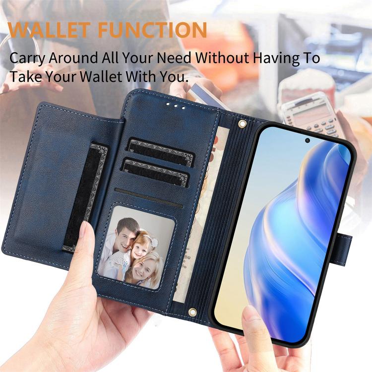For Doogee Note 56 / Note 56 Pro Multi-Card Slots Zipper Wallet Leather Phone Case