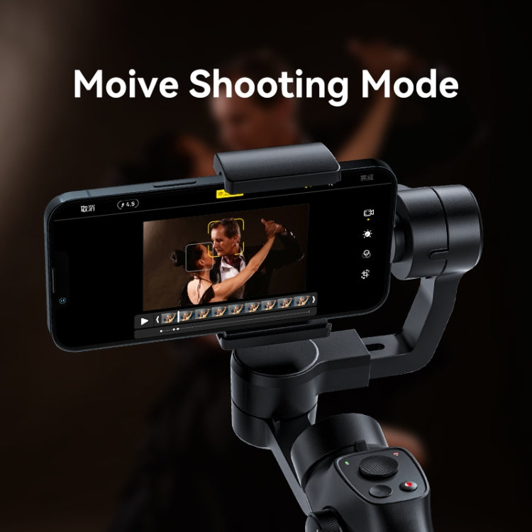 FUNSNAP Capture 2s Smart 3-Axis Handheld Gimbal Phone Live Stabilizer, Basic Version - Black