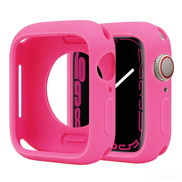 For Apple Watch Series 38mm / 40mm Candy Silicone Half Coverage Watch Case