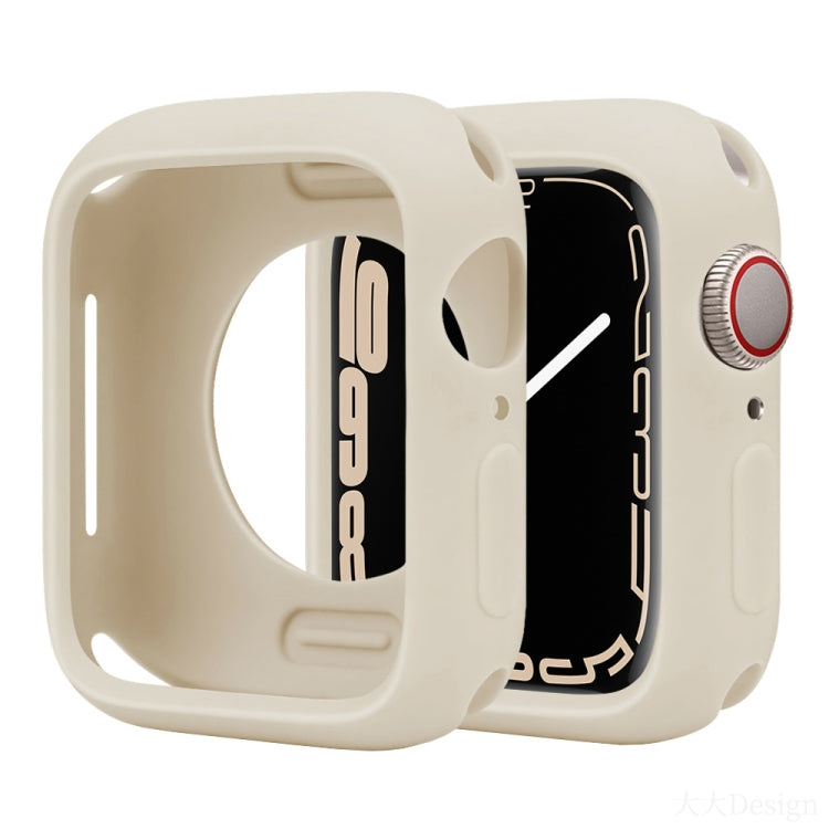 For Apple Watch Series 38mm / 40mm Candy Silicone Half Coverage Watch Case
