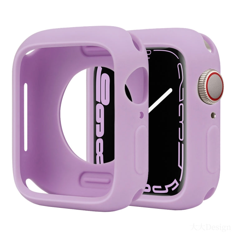 For Apple Watch Series 38mm / 40mm Candy Silicone Half Coverage Watch Case