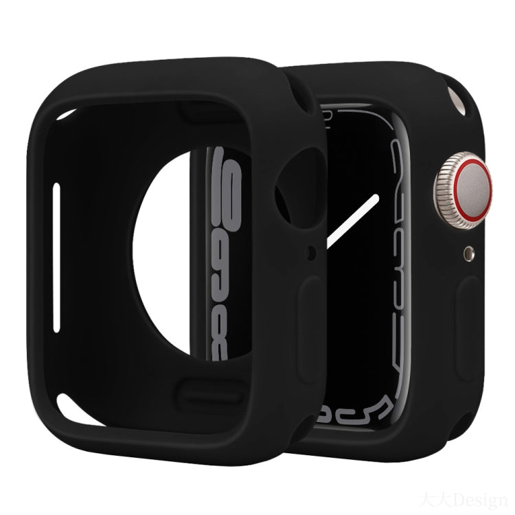 For Apple Watch Series 41mm Candy Silicone Half Coverage Watch Case