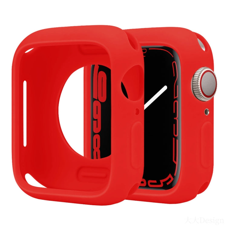 For Apple Watch Series 42mm / 44mm Candy Silicone Half Coverage Watch Case