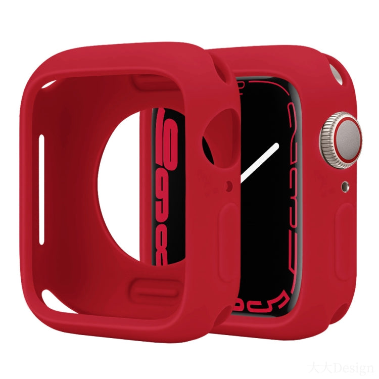 For Apple Watch Series 42mm / 44mm Candy Silicone Half Coverage Watch Case