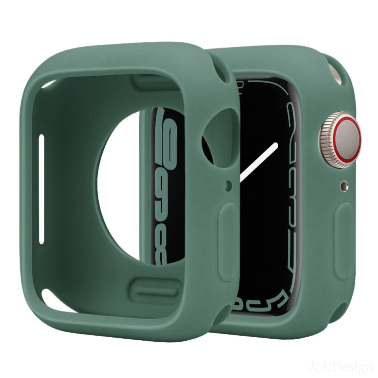 For Apple Watch Series 42mm / 44mm Candy Silicone Half Coverage Watch Case