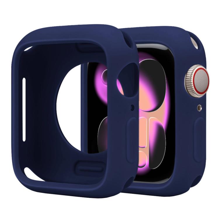 For Apple Watch Series 11 / 10 42mm Candy Silicone Half Coverage Watch Case