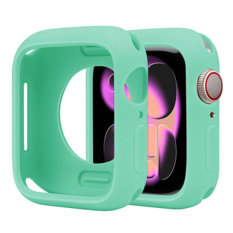 For Apple Watch Series 11 / 10 46mm Candy Silicone Half Coverage Watch Case