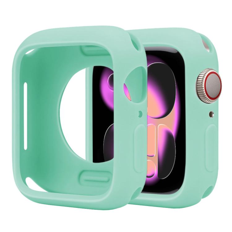 For Apple Watch Series 11 / 10 46mm Candy Silicone Half Coverage Watch Case