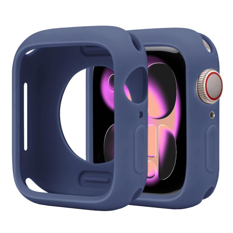 For Apple Watch Series 11 / 10 46mm Candy Silicone Half Coverage Watch Case
