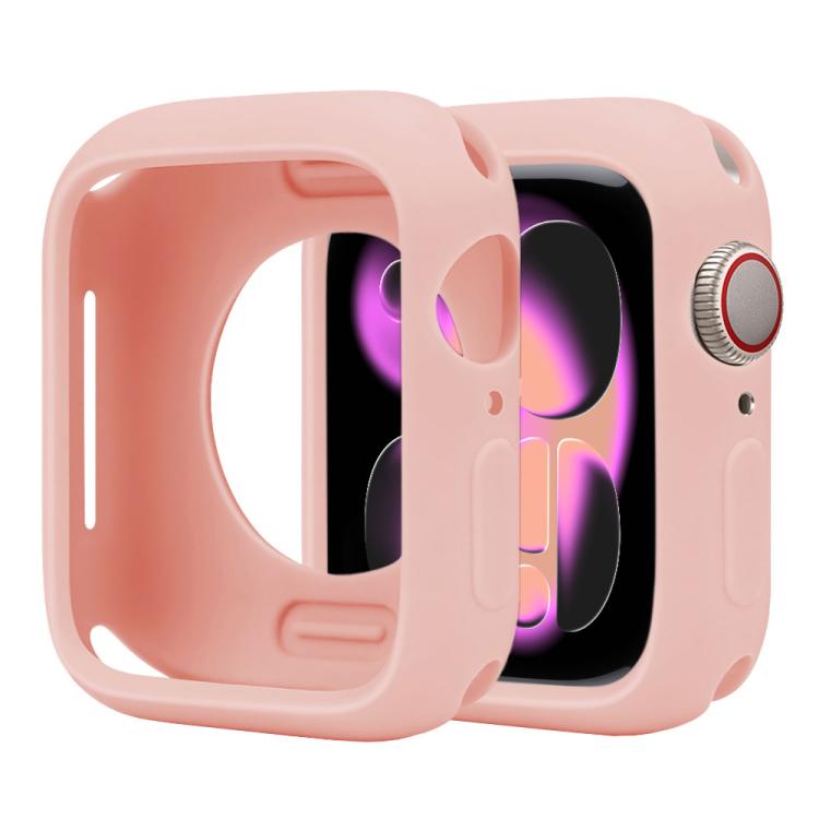 For Apple Watch Series 11 / 10 46mm Candy Silicone Half Coverage Watch Case