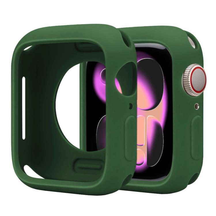For Apple Watch Series 11 / 10 46mm Candy Silicone Half Coverage Watch Case