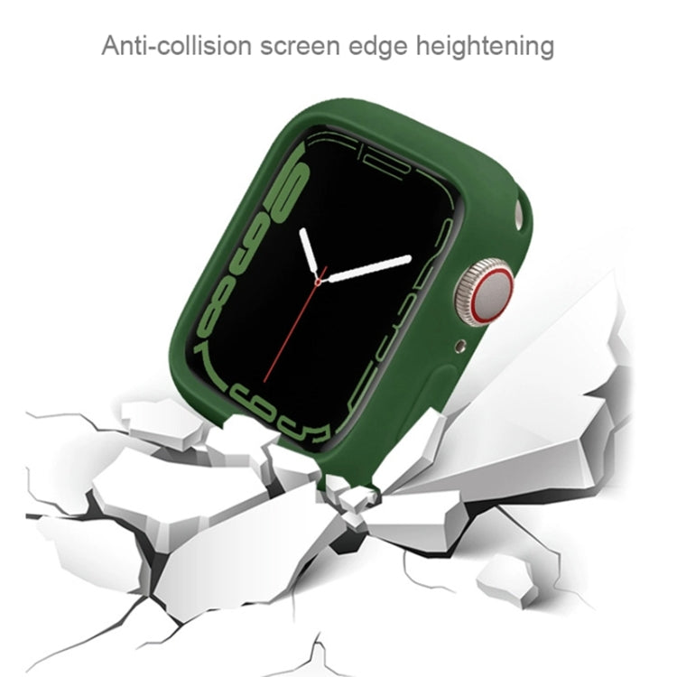 For Apple Watch Series 11 / 10 46mm Candy Silicone Half Coverage Watch Case