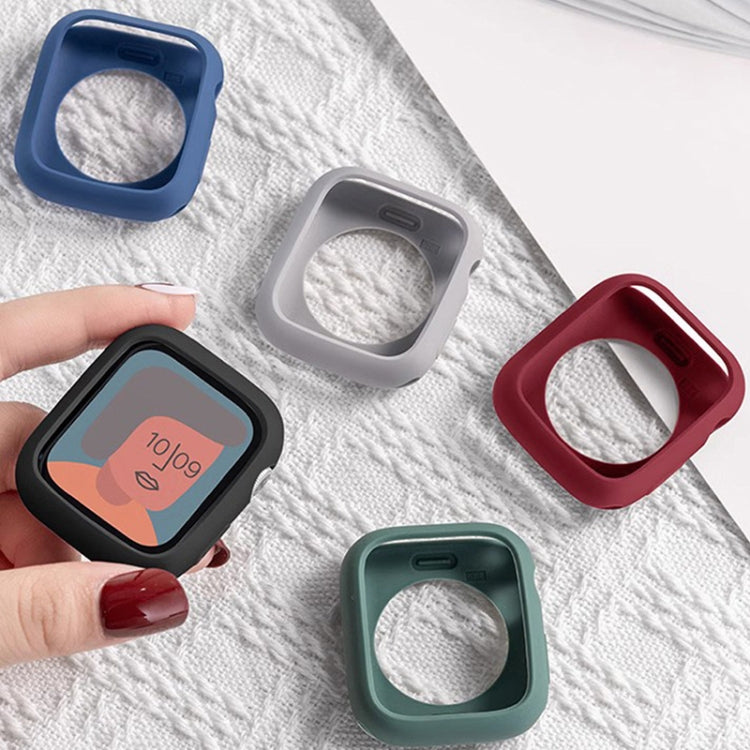 For Apple Watch Series 11 / 10 46mm Candy Silicone Half Coverage Watch Case