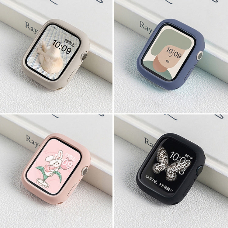 For Apple Watch Series 11 / 10 42mm Candy Silicone Half Coverage Watch Case
