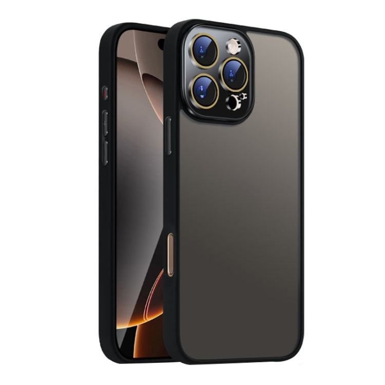For iPhone 16 Pro Nano Semi-transparent Frosted Skin Feel Phone Case