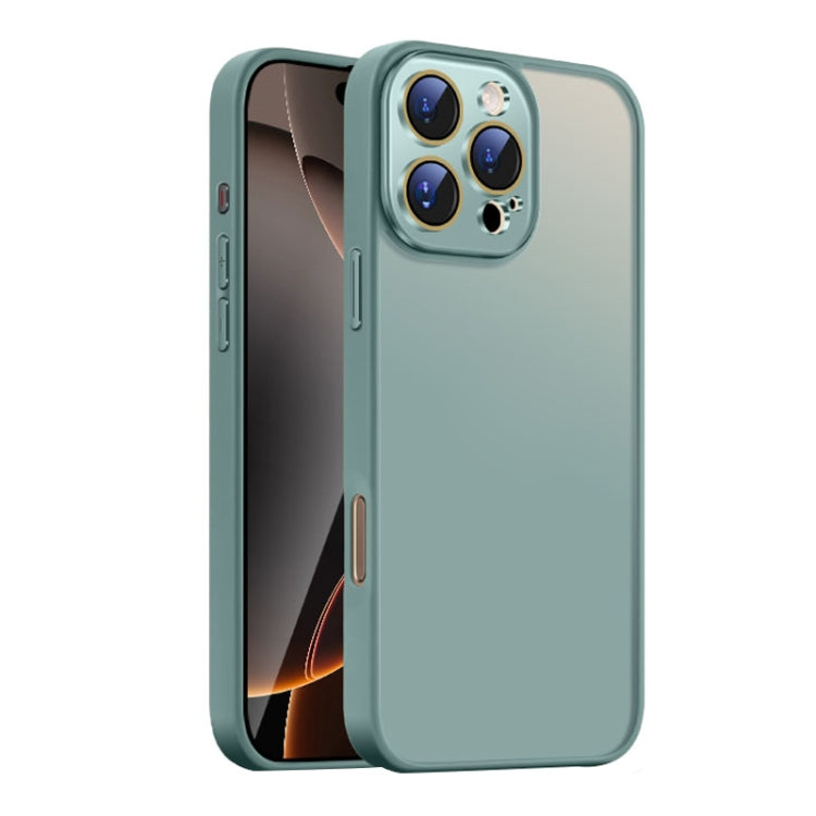 For iPhone 16 Pro Nano Semi-transparent Frosted Skin Feel Phone Case