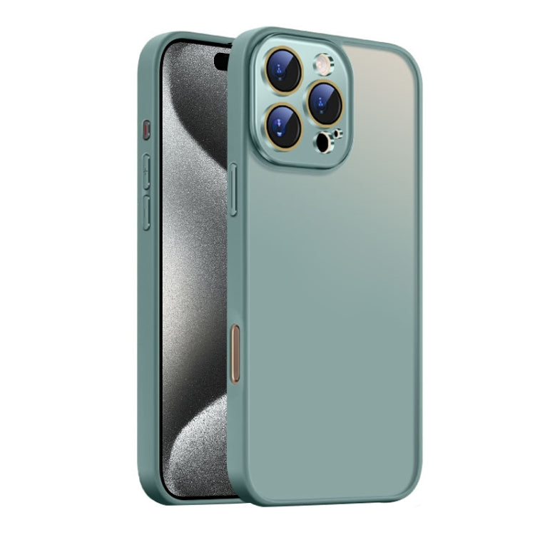 For iPhone 15 Pro Max Nano Semi-transparent Frosted Skin Feel Phone Case