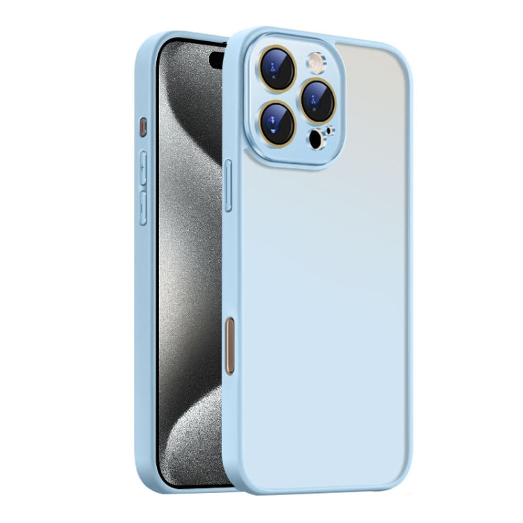 For iPhone 15 Pro Nano Semi-transparent Frosted Skin Feel Phone Case