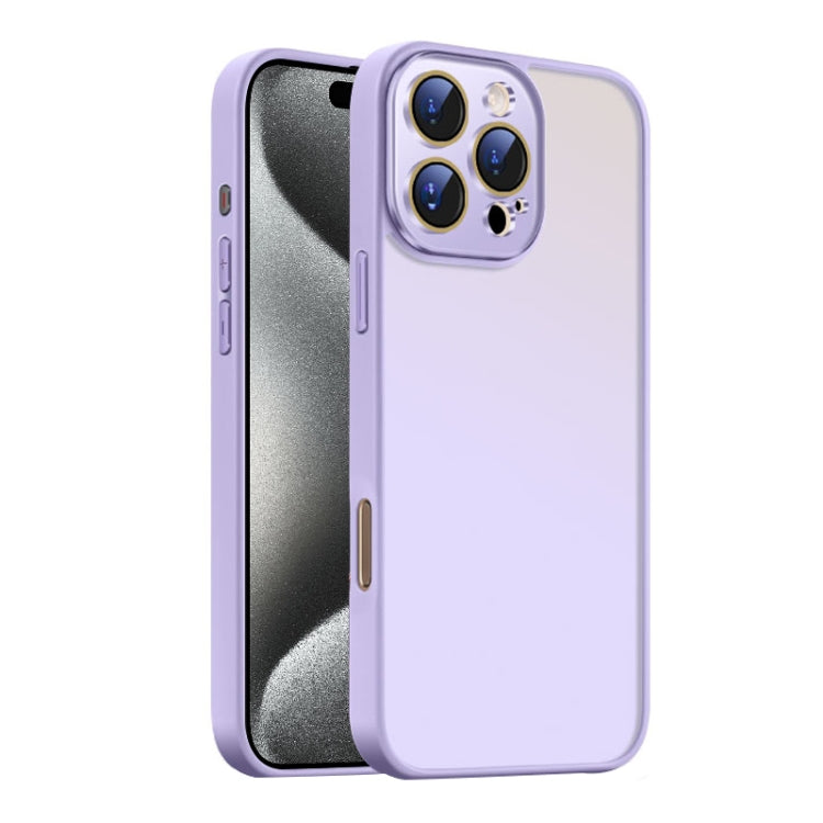 For iPhone 15 Pro Nano Semi-transparent Frosted Skin Feel Phone Case