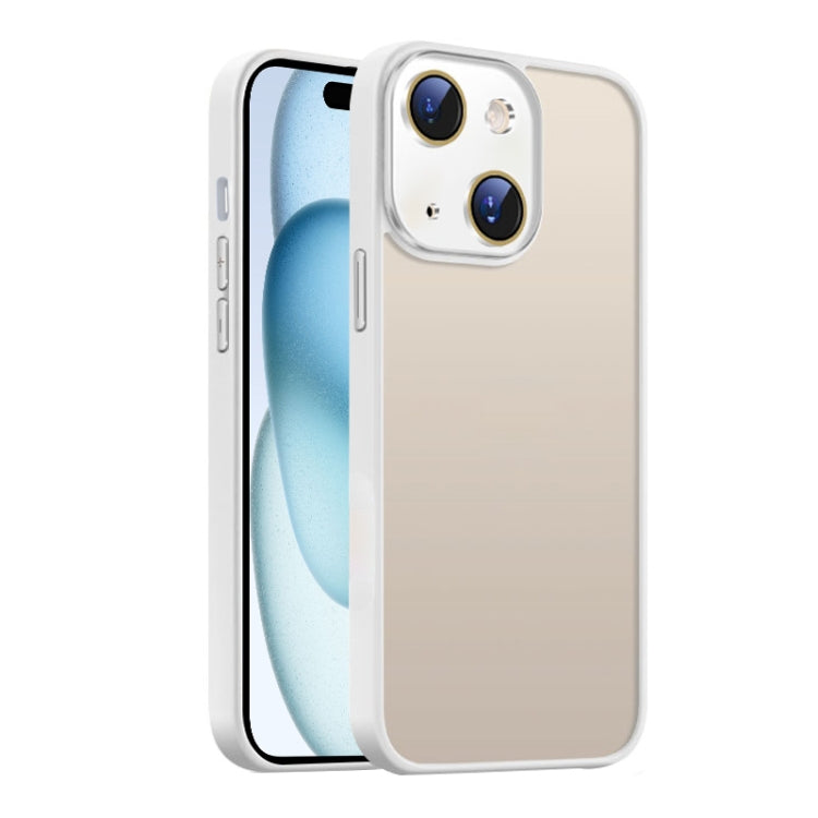 For iPhone 15 Plus Nano Semi-transparent Frosted Skin Feel Phone Case