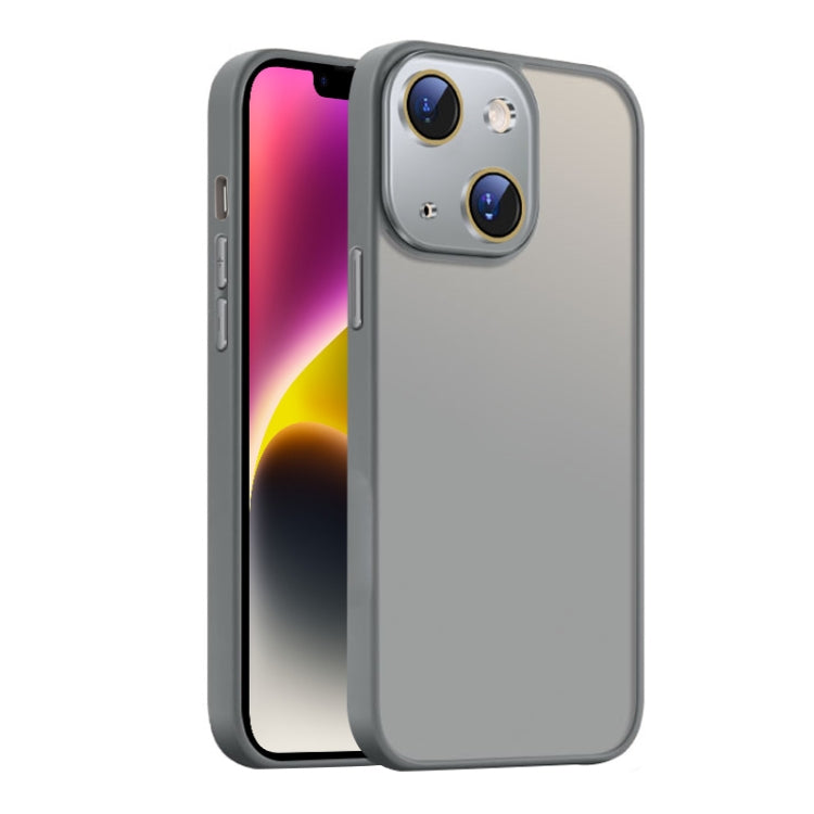 For iPhone 14 Nano Semi-transparent Frosted Skin Feel Phone Case