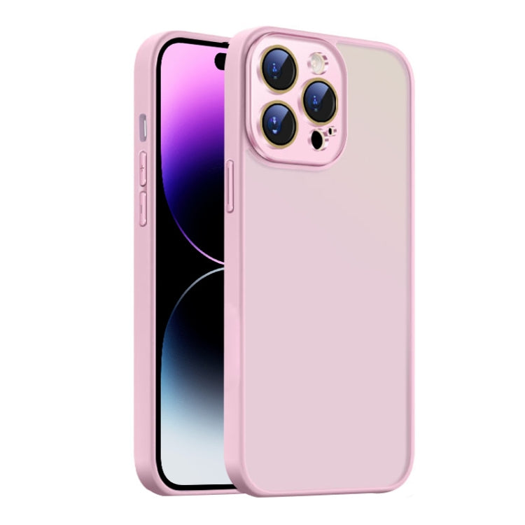 For iPhone 14 Pro Nano Semi-transparent Frosted Skin Feel Phone Case