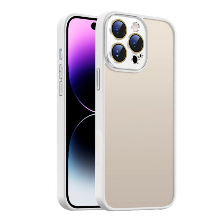 For iPhone 14 Pro Max Nano Semi-transparent Frosted Skin Feel Phone Case