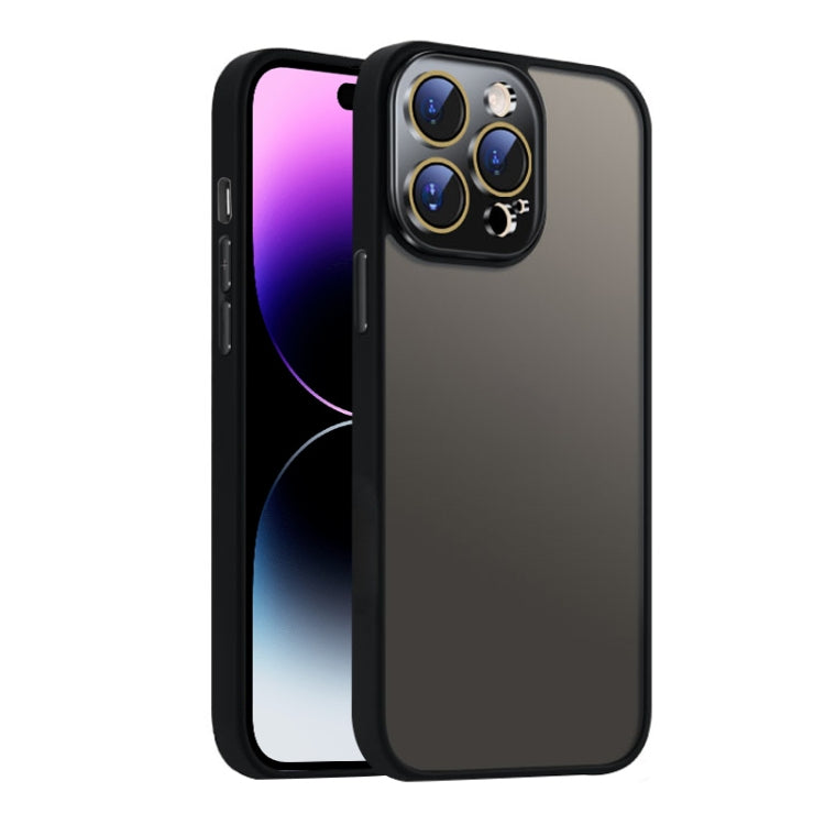 For iPhone 14 Pro Max Nano Semi-transparent Frosted Skin Feel Phone Case