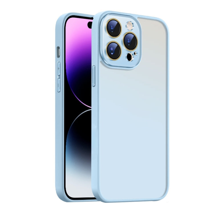 For iPhone 14 Pro Max Nano Semi-transparent Frosted Skin Feel Phone Case