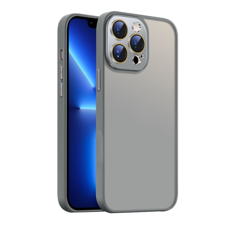For iPhone 13 Pro Max Nano Semi-transparent Frosted Skin Feel Phone Case