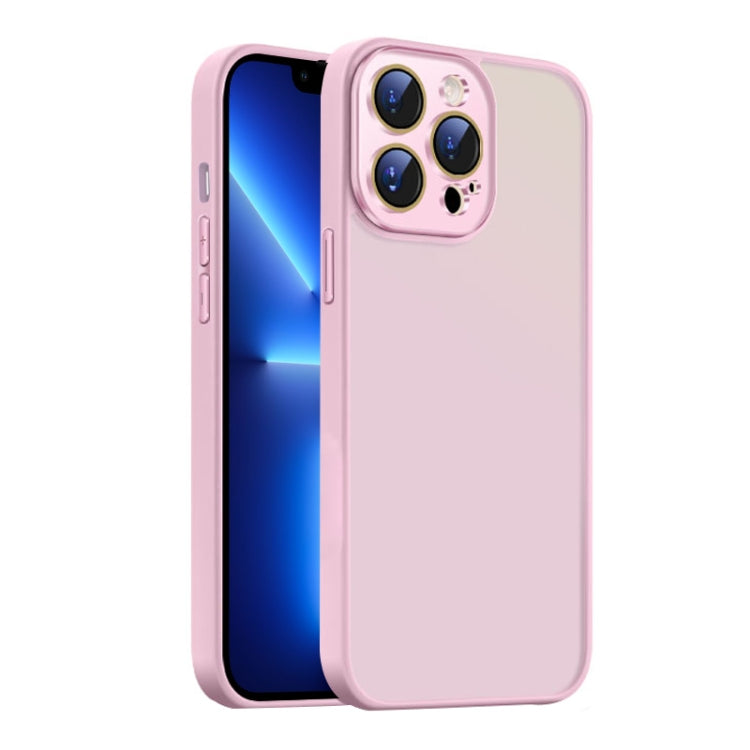 For iPhone 13 Pro Max Nano Semi-transparent Frosted Skin Feel Phone Case