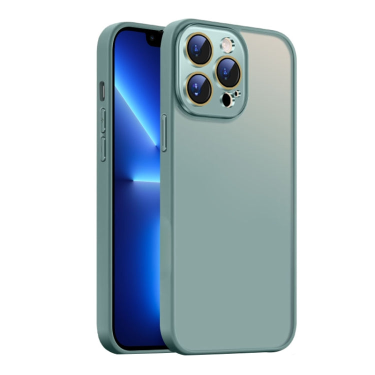 For iPhone 13 Pro Max Nano Semi-transparent Frosted Skin Feel Phone Case