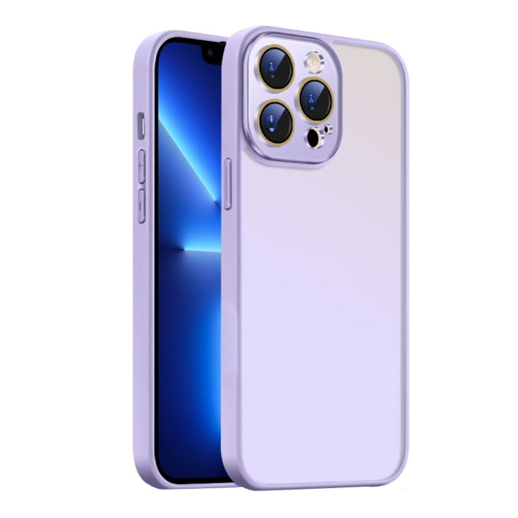 For iPhone 13 Pro Max Nano Semi-transparent Frosted Skin Feel Phone Case