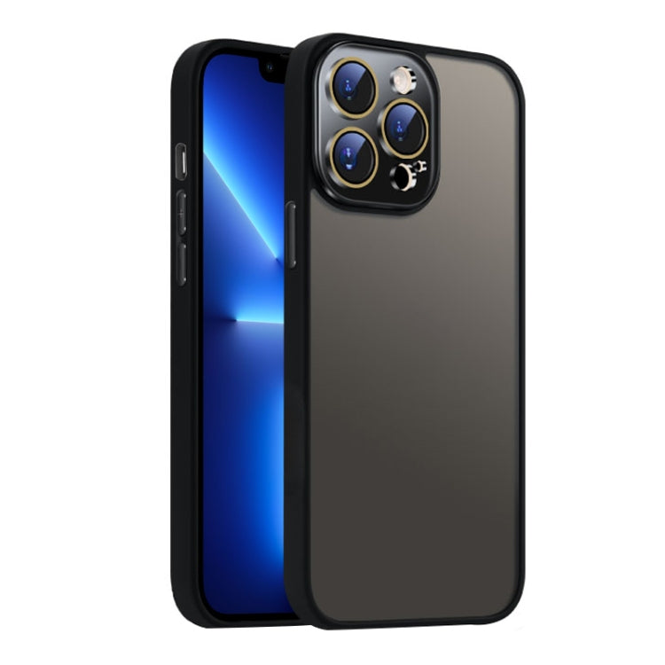 For iPhone 13 Pro Nano Semi-transparent Frosted Skin Feel Phone Case