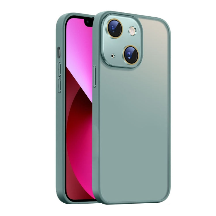 For iPhone 13 Nano Semi-transparent Frosted Skin Feel Phone Case