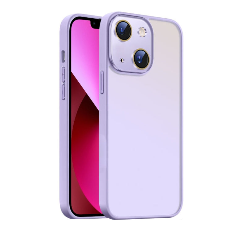 For iPhone 13 Nano Semi-transparent Frosted Skin Feel Phone Case