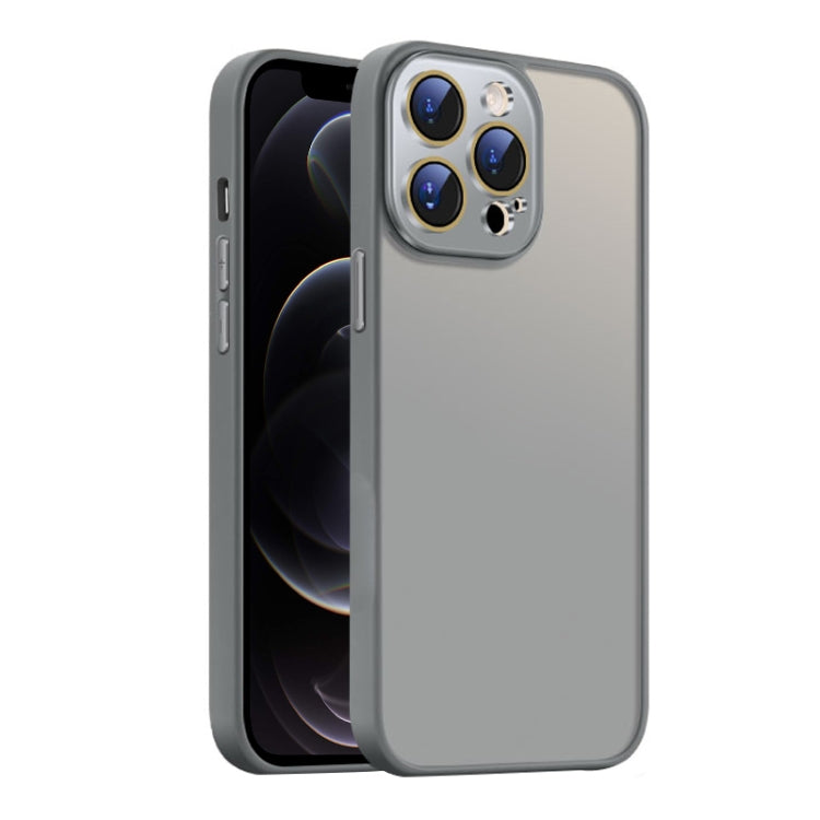 For iPhone 12 Pro Nano Semi-transparent Frosted Skin Feel Phone Case