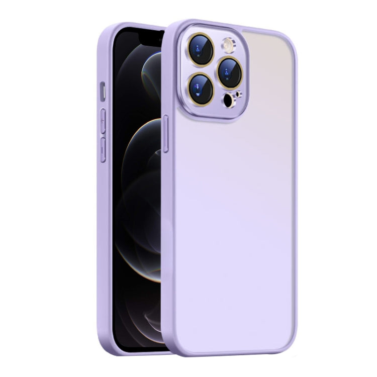 For iPhone 12 Pro Max Nano Semi-transparent Frosted Skin Feel Phone Case