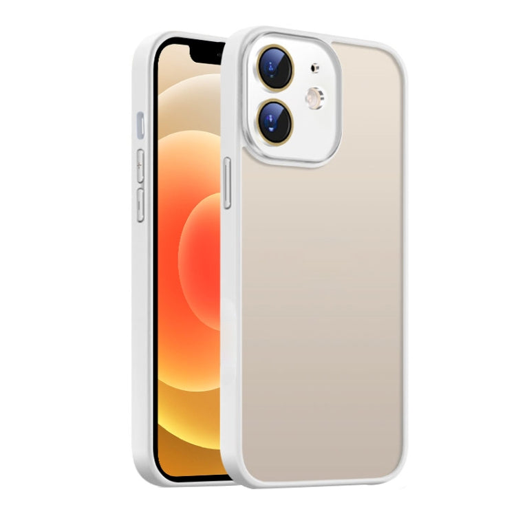 For iPhone 12  Nano Semi-transparent Frosted Skin Feel Phone Case