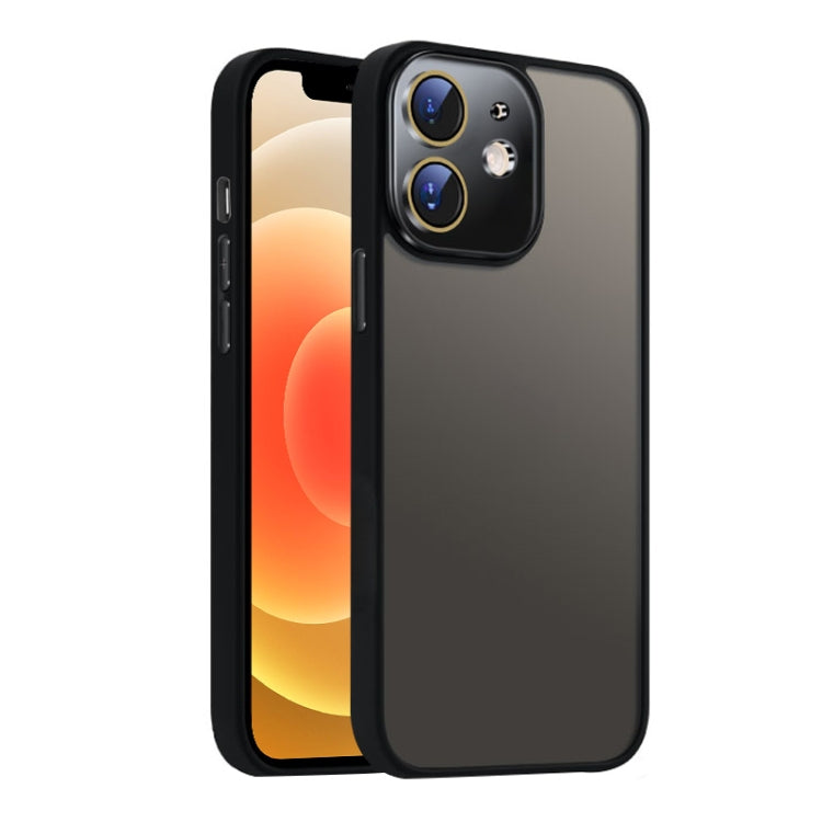 For iPhone 12  Nano Semi-transparent Frosted Skin Feel Phone Case