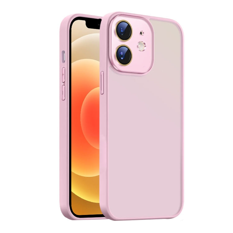 For iPhone 12  Nano Semi-transparent Frosted Skin Feel Phone Case