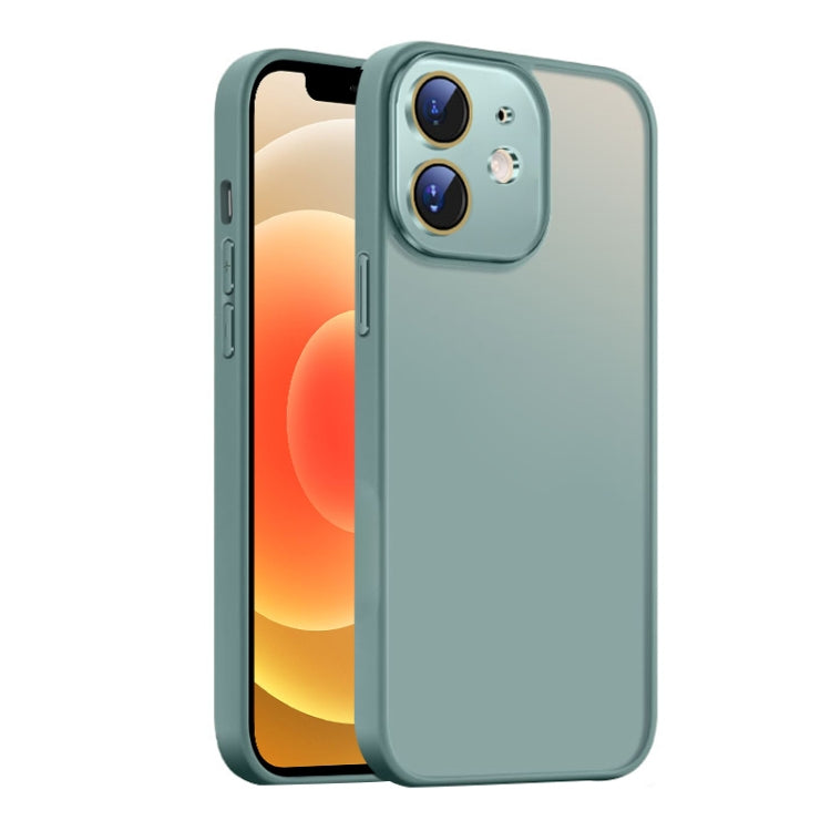 For iPhone 12  Nano Semi-transparent Frosted Skin Feel Phone Case