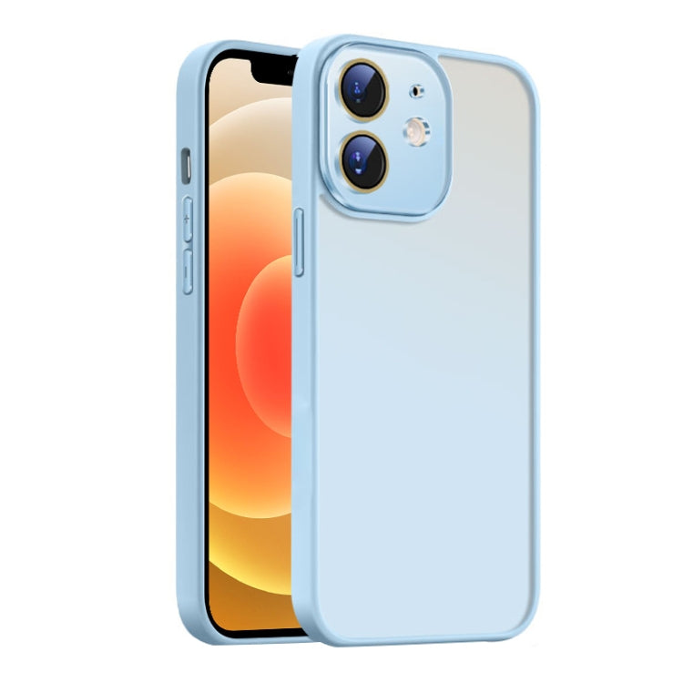 For iPhone 12  Nano Semi-transparent Frosted Skin Feel Phone Case