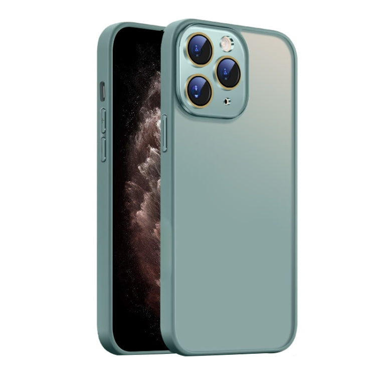 For iPhone 11 Pro Max Nano Semi-transparent Frosted Skin Feel Phone Case