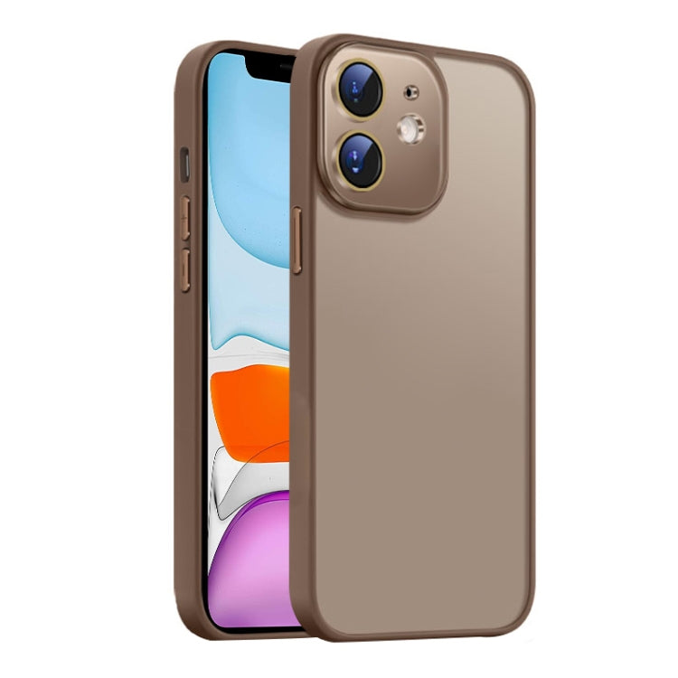 For iPhone 11 Nano Semi-transparent Frosted Skin Feel Phone Case